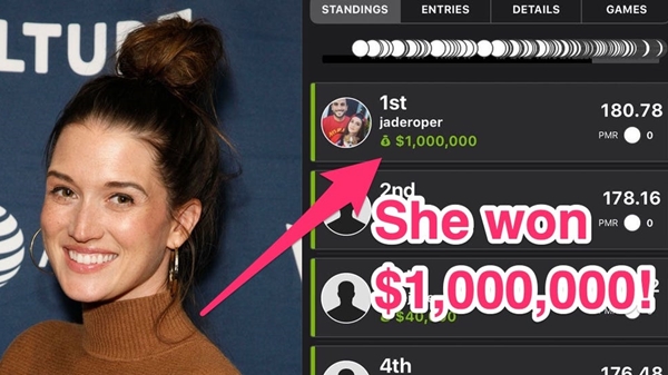 Jade Roper Tolbert 1 milyon dolar ödül kazandı